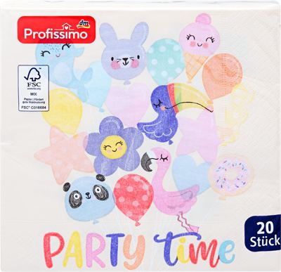 Profissimo salvete Party 33x33 20kom