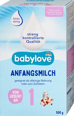 babylove poč. zamen.mleko 1,od rođ. 500g