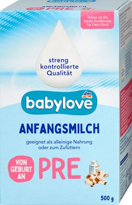 babylove poč. zamen. mleko PRE 500g