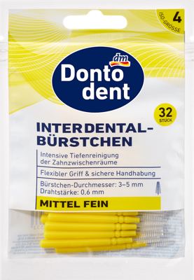 Dontodent interdent četkice ISO4 32kom