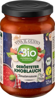 dmBio paradajz sos/ peč. bel. luk. 325ml
