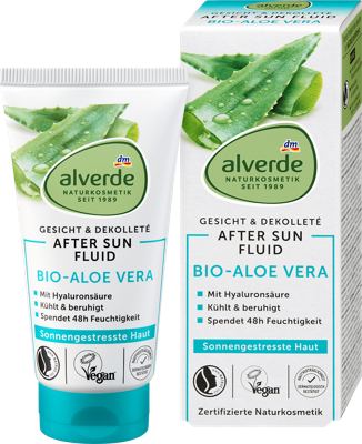 alverde after sun fluid aloe vera 50 ml