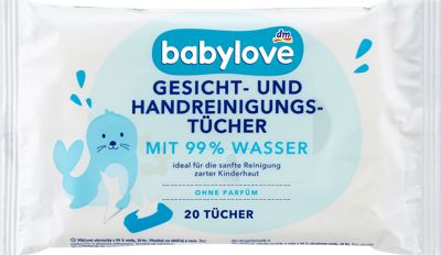 babylove vlažne krpice/čišć. ruku 20kom