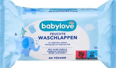 babylove vlažne krpice 80kom