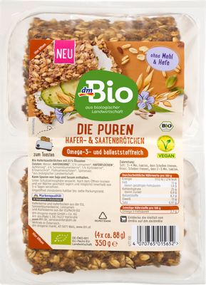 dmBio ovseni tost sa semenkama 350g