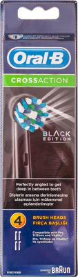 Dopuna Oral-B Cross Action Black 4pcs