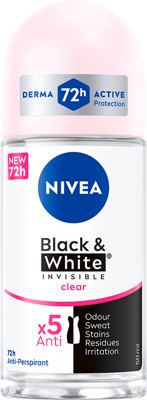 NIVEA BLACK&WHITE CLEAR NEVIDLJIVI DEZODORANS ROLL