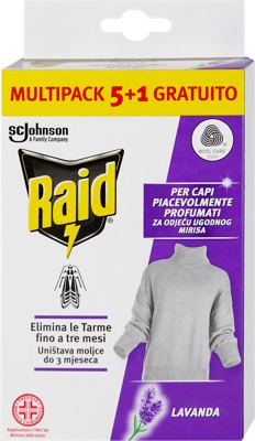 RAID SRED. U GELU PROTIV MOLJACA 5+1 GRATIS JW