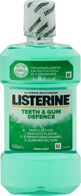 TEČ. ZA ISPIRANJE USTA LISTERINE TEETH & GUM 500 ML J&Ј