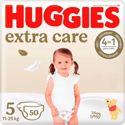PELENE HUGGIES ESOFT MEGA 50KOM VEL 5 (15-22KG)