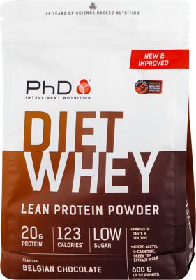 PhD DIET WHEY belgijska čokolada 600g