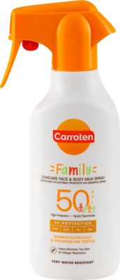 MILK TRIGGER FAMILY SPF50 270ML CARROTEN