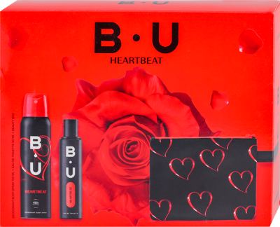 BU SET 25 EDT50ML+DEO150ML+BAG HEARTBEAT