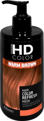FARCOM HD WARM BROWN MASKA ZA OSVEŽ.BOJE KOSE400ML