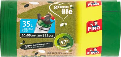 KESE ZA SMEĆE GREEN LIFE EASY PACK 35L 22KOM FINO