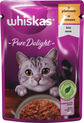 WHISKAS CASSEROLE PILETINA 85G