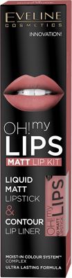 Eveline OH!my LIPS ruž/usne rose nude 3