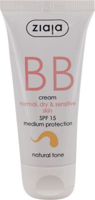 KREMA BB ZA LICE NATURAL TONE SPF15 50ML ZIAJA