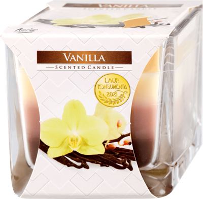 Aura trobojna sveća vanila 1/1