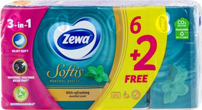 ZEWA MENTOL PAP.MARAMICE 10/1