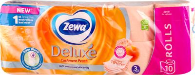 TOALET PAPIR ZEWA DE LUXE PEACH 8+2 SCA HYGIENE PRODUCTS