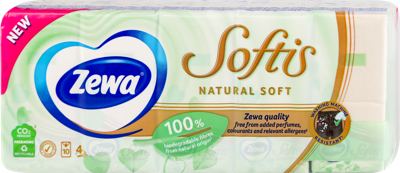 MARAMICE PAPIRNE SOFTIS 10/1 NATURAL SOFT 4SL ZEWA