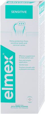 TEČNOST ZA USTA SENSITIVE ELMEX 400ML