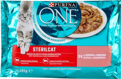 HRANA ZA MAČKE LOSOS ONE STERILCAT MPK 4X85G