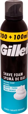 PENA ZA BRIJANJE SENSITIVE GILLETTE 200ML+100ML