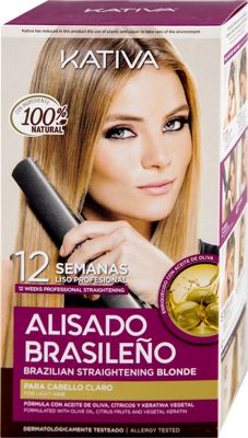 KATIVA brazilsko rav peglom BLOND 225 ml