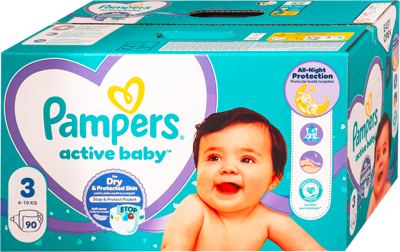 PAMPERS PELENE 3 90/1 KOMAD