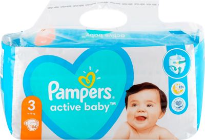 PELENE PAMPERS 3 GPP 6-10KG 104/1