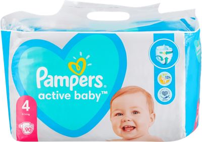 PELENE PAMPERS 4 GPP 9-14KG 90/1