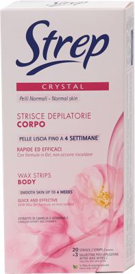 TRAKE ZA DEPILACIJU TELA CRYSTAL 20KOM STREP