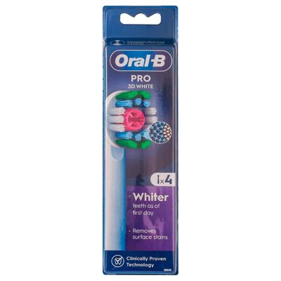 REFIL EL.ČETKICE ZA ZUBE ORAL B 3D WHITE 4'S P&G