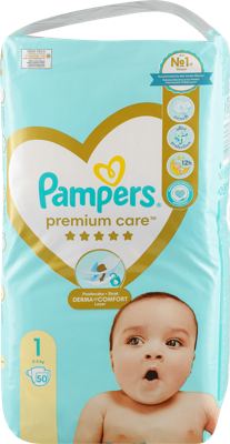 PELENE PAMPERS PREMIUM 1 VP 2-5KG 50/1