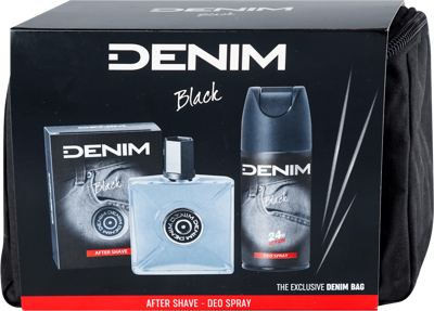 SET DENIM BLACK ASL+DEO+NESESER