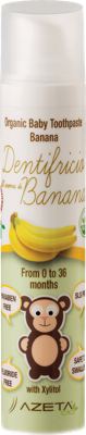 AZETAbio pasta za zube 0-36m.banana50ml