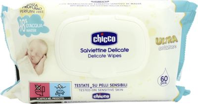 Chicco delicate vlazne maramice 60 kom