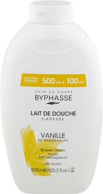 BYPHASSE tuš/gel VANILA 600ml