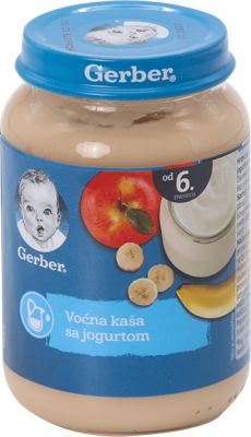 KAŠICA VOĆE SA JOGURTOM 190G GERBER