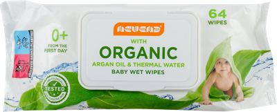 VLAŽNE MARAMICE ZA BEB ORGANIC 64/1 NEVENA