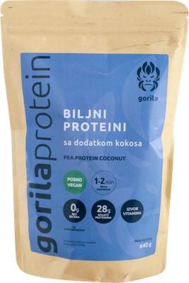 gorila protein biljni sa kokosom 640g
