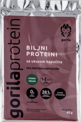 gorila protein biljni sa kapućinom 40g
