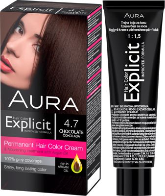 Farba/kosu Argan oil Explicit Rosal 4.7