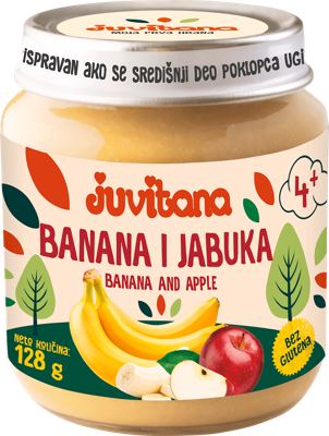 JUVITANA KAS.128GR BANANA JABUKA