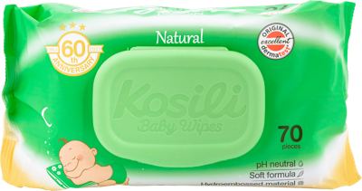 Vlazne maramice 70/1 KOSILI baby Natural poklopac 10
