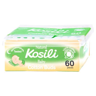 ŠTAPIĆI ZA UŠI BABY ALL NATURAL KOSILI 60/1