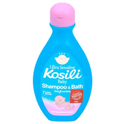 KUPKA I ŠAMPON BABY PLAVA KOSILI 400ML