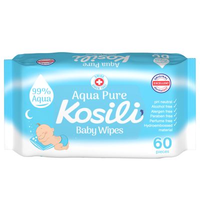VLAŽNE MARAMICE BABY AQUA PURE 99% KOSILI 60/1